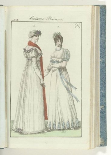 Journal des Dames et des Modes, Frankfurt edition 1 October 1806, Parisian Costume (40)