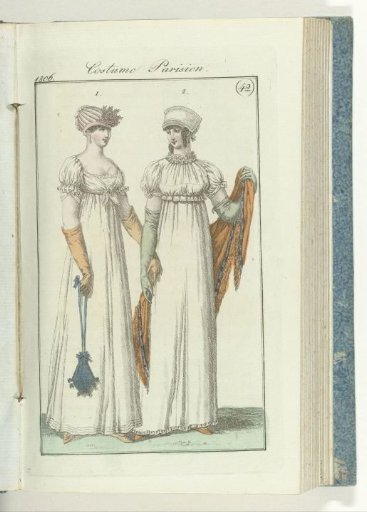 Journal des Dames et des Modes, Frankfurt edition 12 October 1806, Parisian Costume (42)