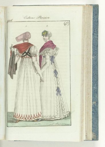 Journal des Dames et des Modes, editie Frankfurt 17 novembre 1806, Costume Parisien (47)