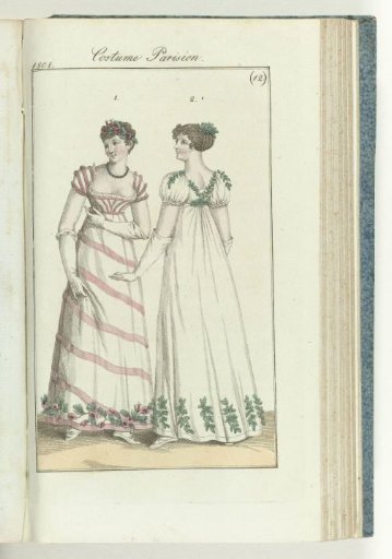 Journal des Dames et des Modes, editie Frankfurt 21 mars 1808, Costume Parisien (12)