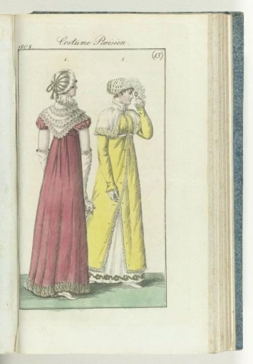 Journal des Dames et des Modes, Frankfurt edition 28 March 1808, Parisian Costume (13)