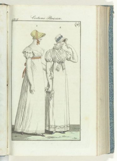 Journal des Dames et des Modes, Frankfurt edition 4 September 1808, Parisian Costume (36)