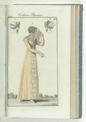 Journal des Dames et des Modes, Frankfurt edition 20 November 1808, Parisian Costume (47)