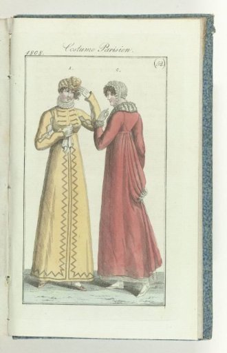 Journal des Dames et des Modes, Frankfurt edition 25 December 1808, Parisian Costume (52)
