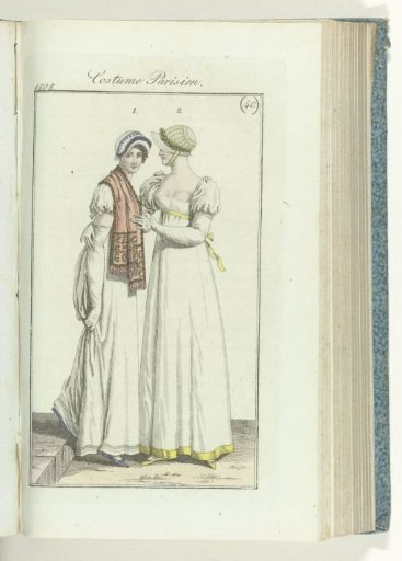 Journal des Dames et des Modes, Frankfurt edition 2 October 1808, Parisian Costume (40)
