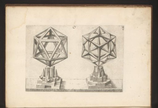 Two polyhedra with an icosahedron and a rhombic triacontahedron as a starting point