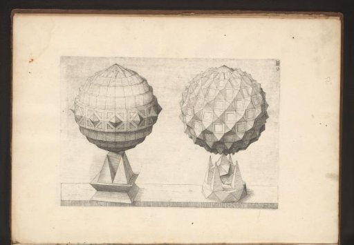 Two polyhedra with a sphere as starting point