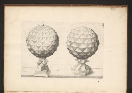 Two polyhedra with a sphere as starting point