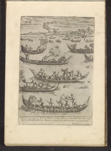 Venetian nobility hunting waterfowl