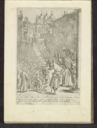 Procession on St. Mark's Square in Venice