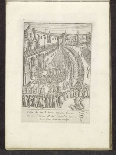 Procession over the Piazzetta in Venice
