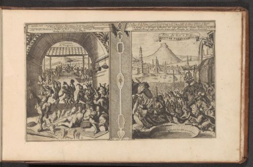 Chief Smith among the Virginians; Royal feast in Pegu