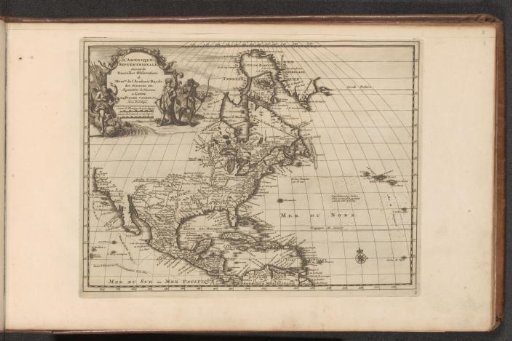 Map of Central and North America