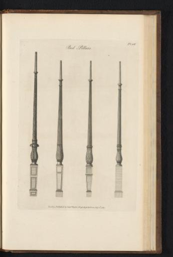 Four bedposts