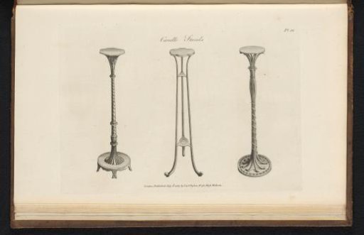Three candelabra