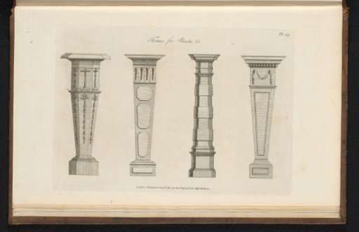 Four Pedestals for Statues