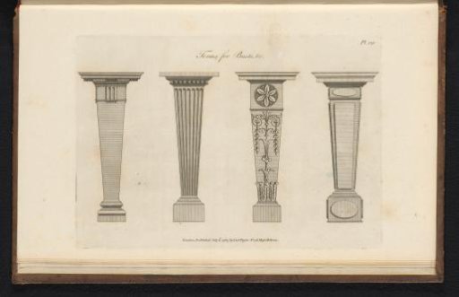 Four Pedestals for Statues