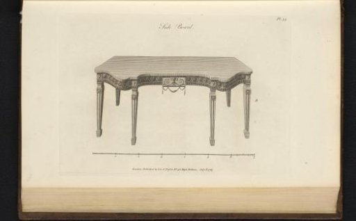 Table with ornaments
