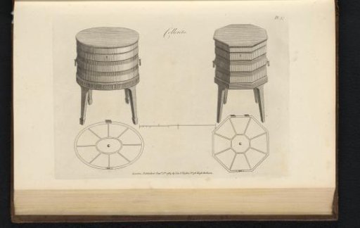 Two chests with cross-sections