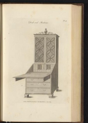 Secretary with bookcase