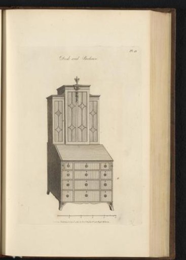 Secretary with bookcase