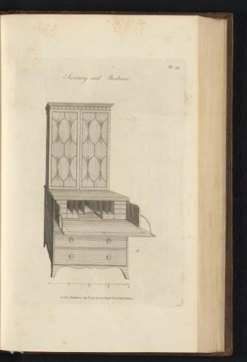 Secretary with bookcase