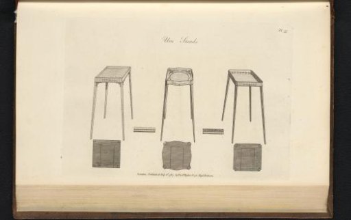 Three socles with under-views