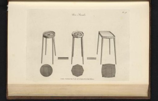 Three socles with under-views