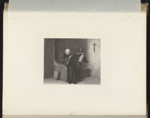 Melis Stoke writing his rhymed chronicle, ca. 1300