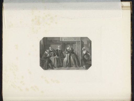 Hugo de Groot is reunited in Paris with his wife Maria van Reigersberch and daughter, 1621