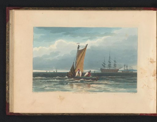 View of ships at sea