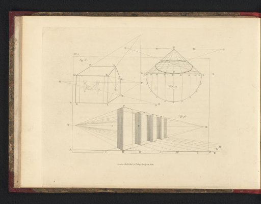 Two figures illustrating perspective in a room