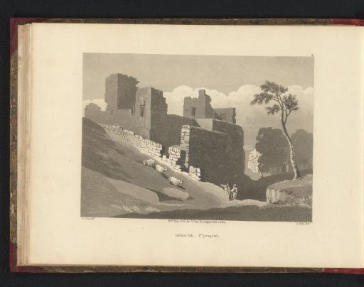 Landscape with the ruin of Chepstow Castle