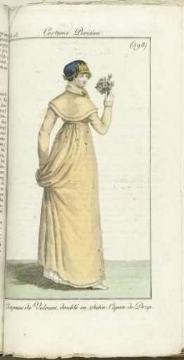 Journal des Dames et des Modes, Costume Parisien, 1805, An 13 (598) Chapeau de Velours...