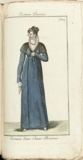 Journal des Dames et des Modes, Costume Parisien, 1805, An 13 (601) Costume d'une Jeune Personne