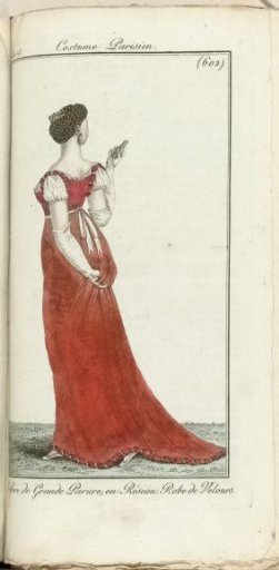 Journal des Dames et des Modes, Costume Parisien, 1805, An 13 (602) Coiffure de Grande Parure...