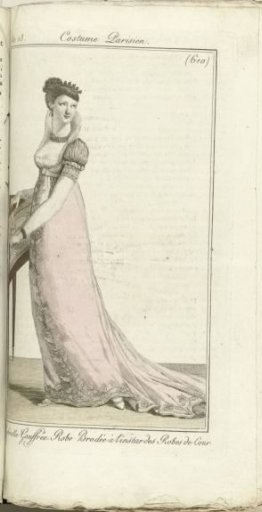 Journal des Dames et des Modes, Costume Parisien, 1805, An 13 (610) Gabrielle Gauffré...