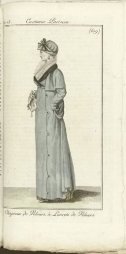 Journal des Dames et des Modes, Costume Parisien, 1805, An 13 (619) Velvet Hat, with Velvet Liserets