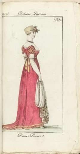 Journal des Dames et des Modes, Costume Parisien, 1805, An 13 (588) Demi-Parure