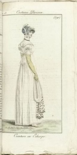 Journal des Dames et des Modes, Costume Parisien, 1805, An 13 (591) Ceinture en Echarpe
