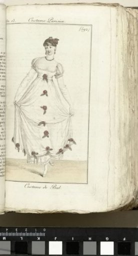 Journal des Dames et des Modes, Costume Parisien, 1805, An 13 (592) Costume de Bal