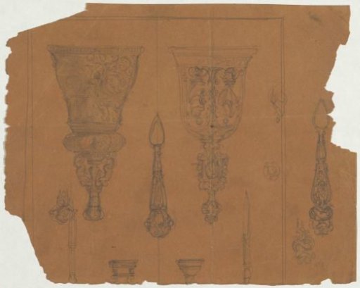Designs for various bronze objects