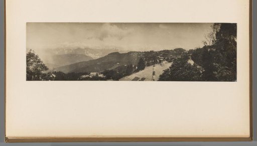 View of Darjeeling and the Himalayas, West Bengal, India