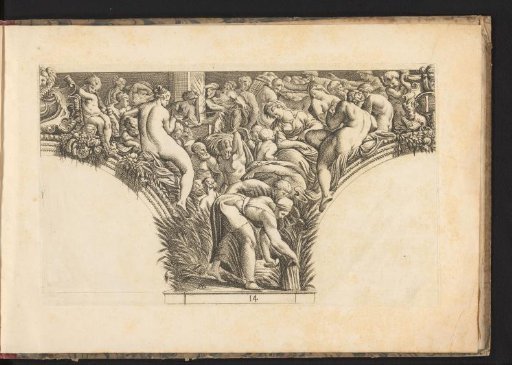 Ceres and Venus harvesting grain