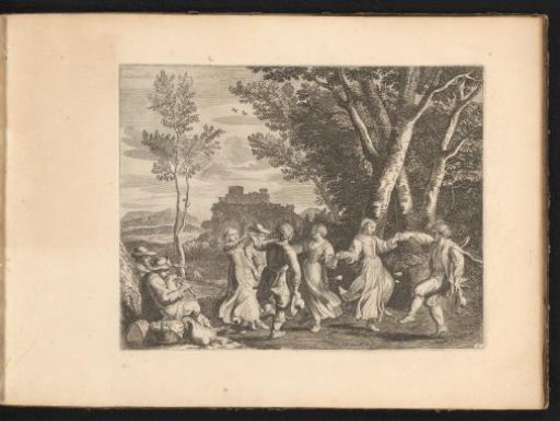 Group of dancing shepherds