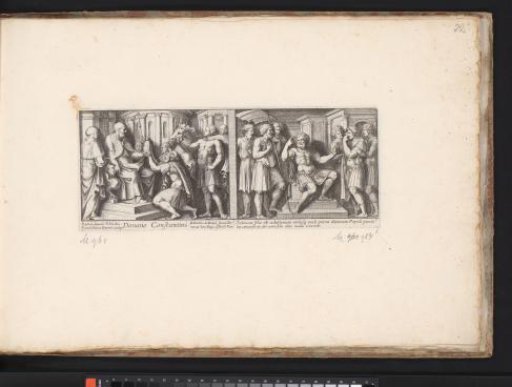 Emperor Constantine Handing Over Rome to Pope Sylvester I and the Judgment of the Seleucids