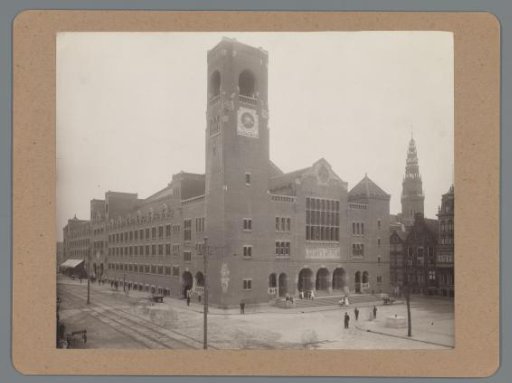 Exterior view of the Beurs van Berlage in Amsterdam