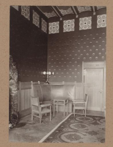 Interior of the office of the Council for Shipping in the Beurs van Berlage in Amsterdam