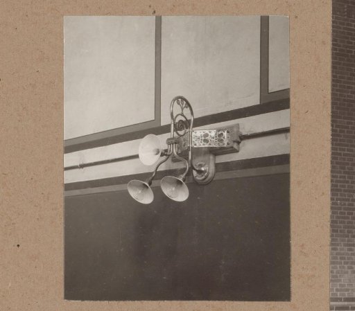 Wall Lamp in the Stock Exchange of Berlage in Amsterdam