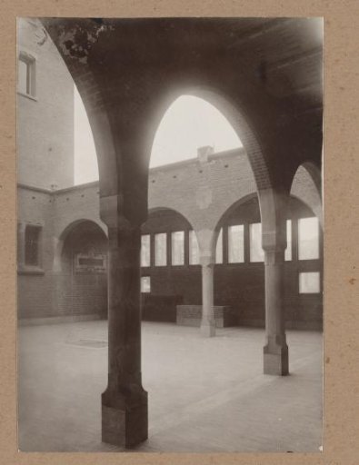 Courtyard of the Stock Exchange of Berlage in Amsterdam